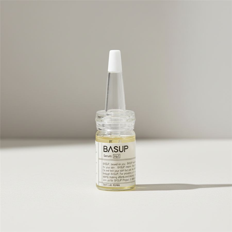 Basup custom night serum bottle